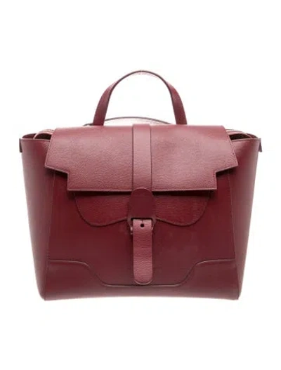 Pre-owned Senreve Leather Backpack In Red