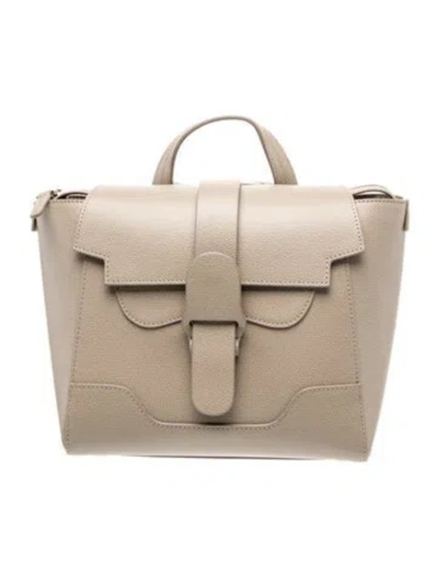 Pre-owned Senreve Leather Backpack W/ Tags In Gray