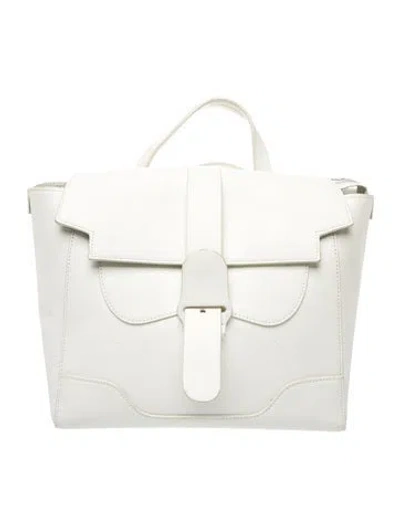 Pre-owned Senreve Leather Backpack In White