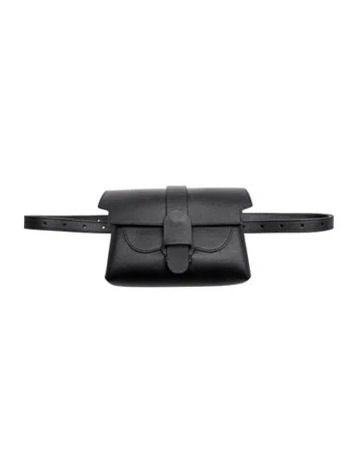 Pre-owned Senreve Leather Belt Bag In Black