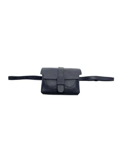 Pre-owned Senreve Leather Belt Bag In Blue