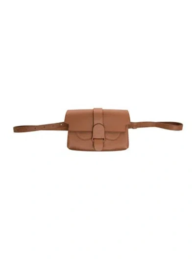 Pre-owned Senreve Leather Belt Bag In Brown