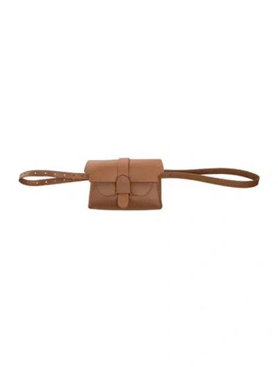 Pre-owned Senreve Leather Belt Bag In Brown