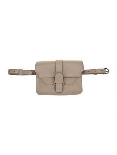 Pre-owned Senreve Leather Belt Bag In Neutral