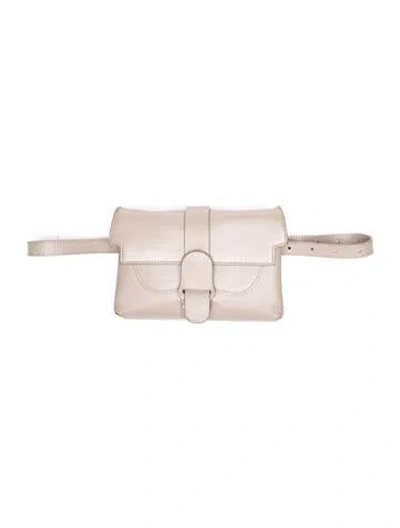 Pre-owned Senreve Leather Belt Bag In Neutral
