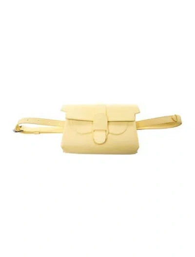 Pre-owned Senreve Leather Belt Bag In Yellow