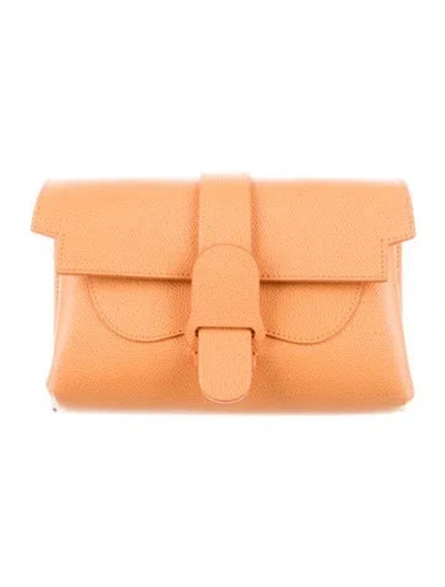 Pre-owned Senreve Leather Clutch In Brown