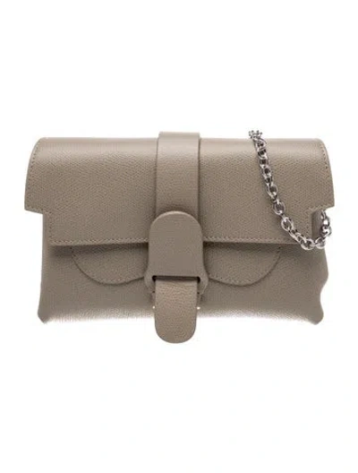 Pre-owned Senreve Leather Clutch In Neutral