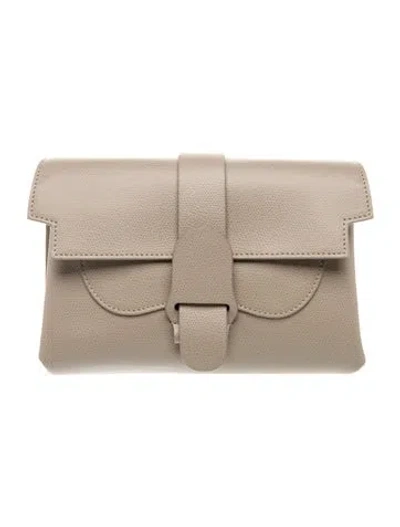 Pre-owned Senreve Leather Clutch In Neutrals