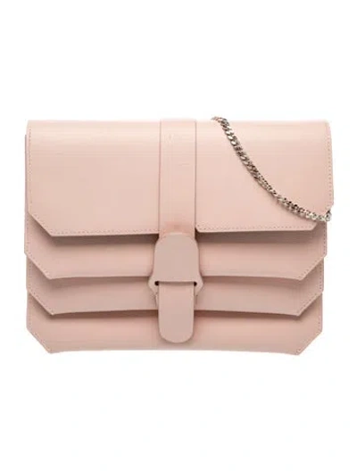 Pre-owned Senreve Leather Clutch In Pink