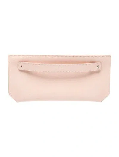 Pre-owned Senreve Leather Clutch In Pink