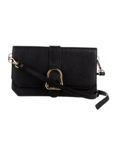 Pre-owned Senreve Leather Crossbody Bag In Black