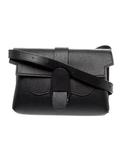 Pre-owned Senreve Leather Crossbody Bag In Black