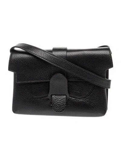 Pre-owned Senreve Leather Crossbody Bag In Black