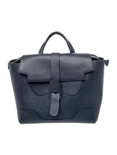 Pre-owned Senreve Leather Crossbody Bag In Blue