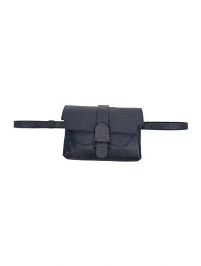 Pre-owned Senreve Leather Crossbody Bag In Blue