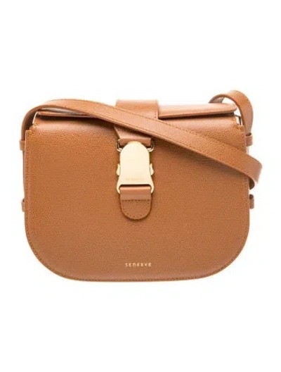 Pre-owned Senreve Leather Crossbody Bag In Brown