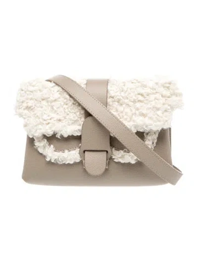 Pre-owned Senreve Leather Crossbody Bag In Neutrals