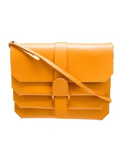 Pre-owned Senreve Leather Crossbody Bag In Yellow