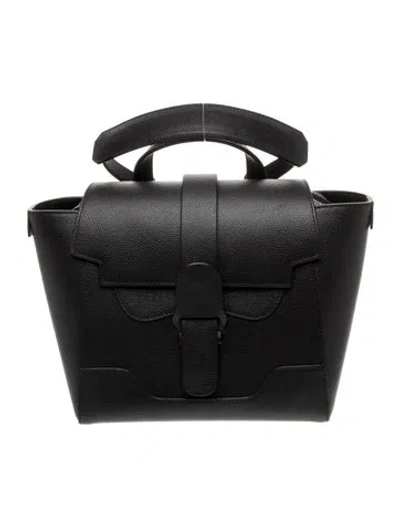Pre-owned Senreve Leather Shoulder Bag In Black