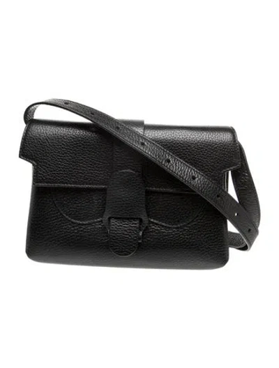 Pre-owned Senreve Leather Shoulder Bag In Black