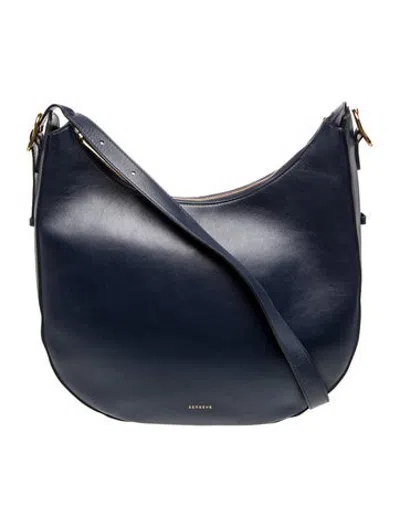 Pre-owned Senreve Leather Shoulder Bag In Blue
