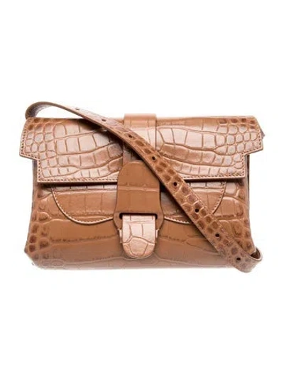 Pre-owned Senreve Leather Shoulder Bag In Brown