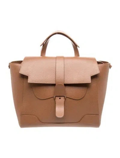Pre-owned Senreve Leather Shoulder Bag In Brown