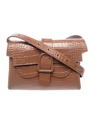 Pre-owned Senreve Leather Shoulder Bag In Brown