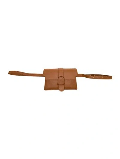 Pre-owned Senreve Leather Shoulder Bag In Brown