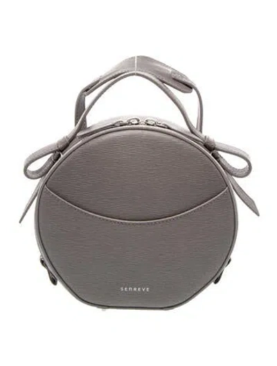 Pre-owned Senreve Leather Shoulder Bag In Grey