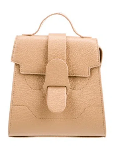Pre-owned Senreve Leather Shoulder Bag In Neutral