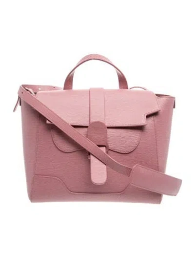 Pre-owned Senreve Leather Shoulder Bag In Pink