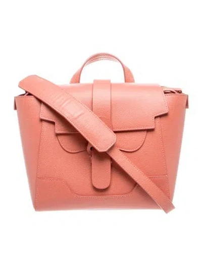 Pre-owned Senreve Leather Shoulder Bag In Pink