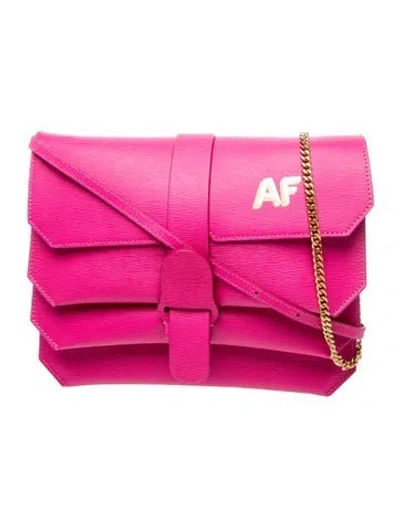 Pre-owned Senreve Leather Shoulder Bag In Pink