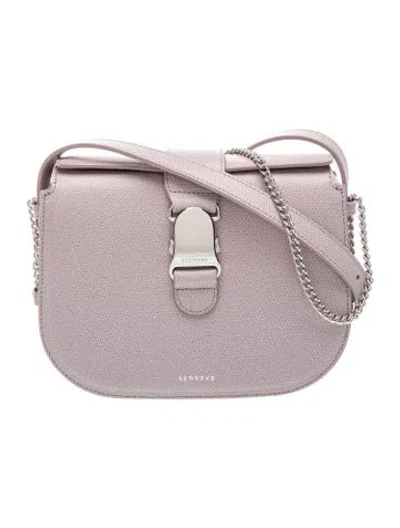 Pre-owned Senreve Leather Shoulder Bag In Purple