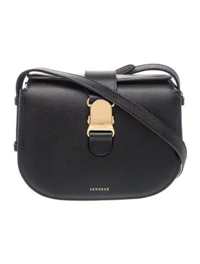 Pre-owned Senreve Leather Shoulder Bag W/ Tags In Black