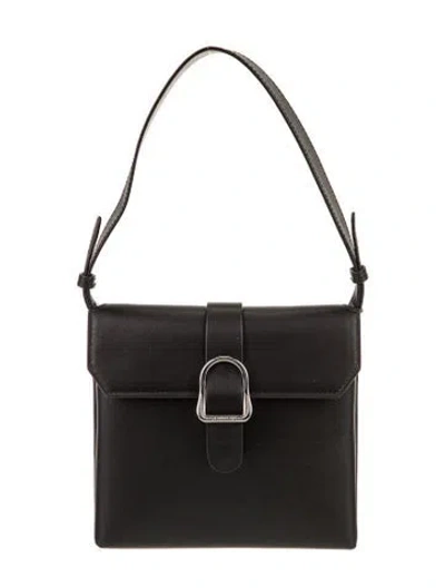 Pre-owned Senreve Leather Top Handle Bag In Black