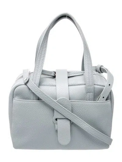 Pre-owned Senreve Leather Top Handle Bag In Blue