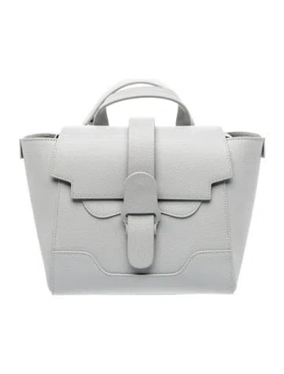 Pre-owned Senreve Leather Top Handle Bag In Blue