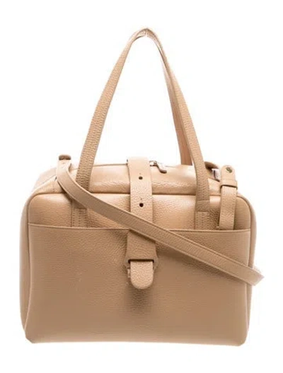 Pre-owned Senreve Leather Top Handle Bag In Neutral