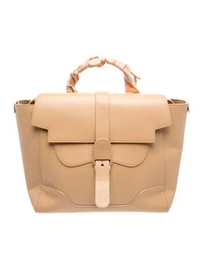 Pre-owned Senreve Leather Top Handle Bag In Neutrals