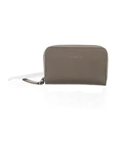 Pre-owned Senreve Leather Wallet In Gray