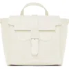 Senreve Midi Maestra Pebbled Leather 4-way Convertible Handbag In Cream