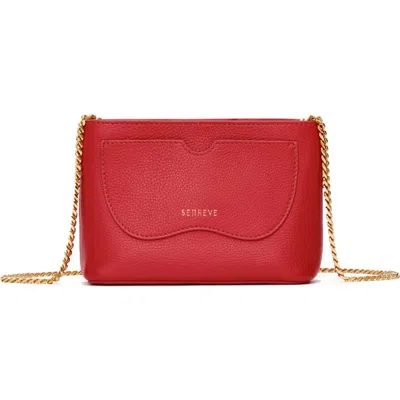 Senreve Mini Atlas Pochette Kit In Cherry