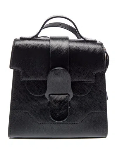 Pre-owned Senreve Saffiano Leather Backpack In Blue