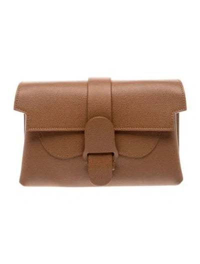 Pre-owned Senreve Saffiano Leather Top Handle Bag W/ Tags In Brown