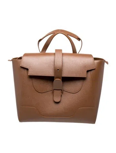 Pre-owned Senreve Top Handle Bag In Brown
