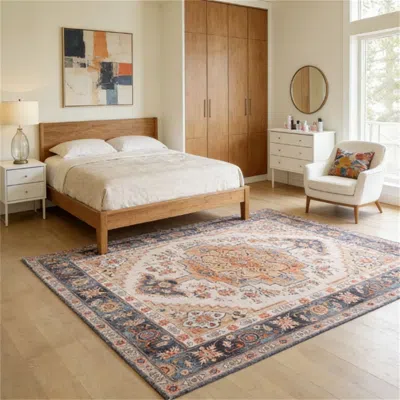 Senrotini Carpet, Room Carpet, Printed Carpet, Suitable For Living Room And Bedroom In Neutral