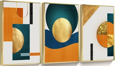 Senrotini Framed Canvas Wall Artoil Paintings Impressionism Aesthetic Prints Canvas Paintings For Living Room  In Multi